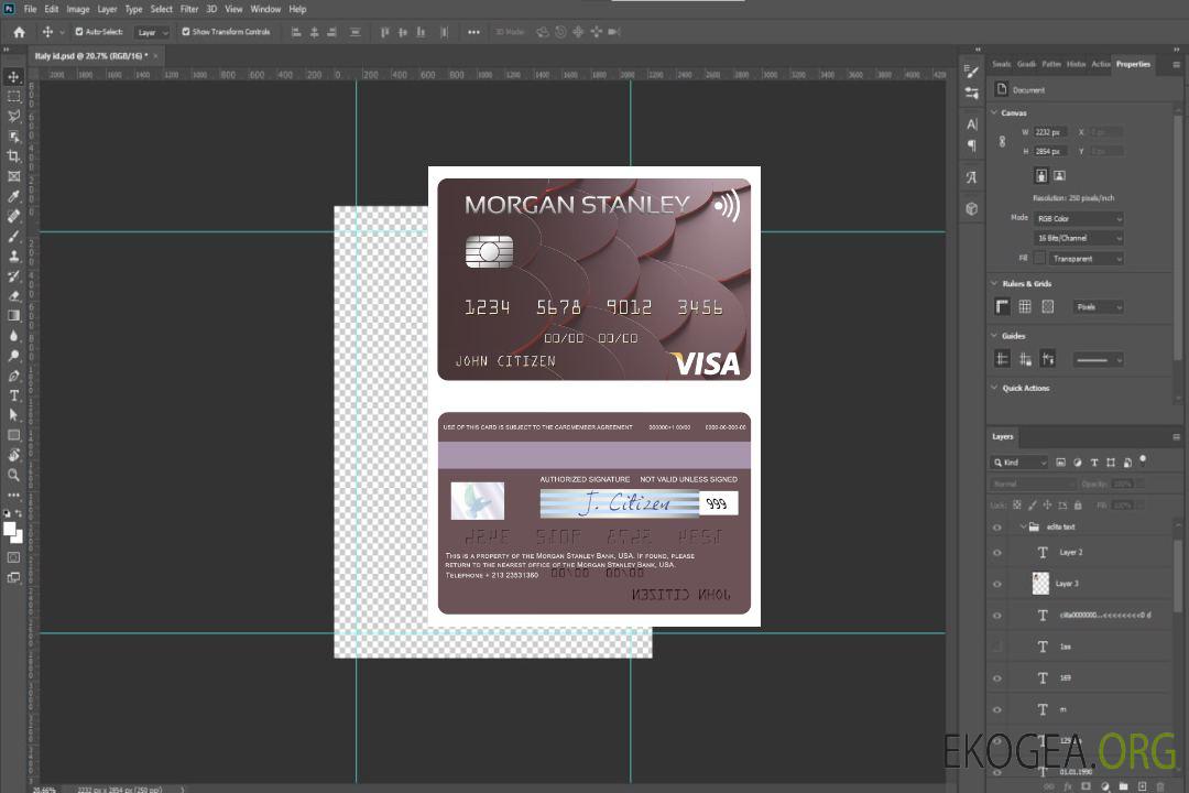 Carte visa de la banque Morgan Stanley aux États-Unis template Carte visa de la banque Morgan Stanley aux États-Unis template